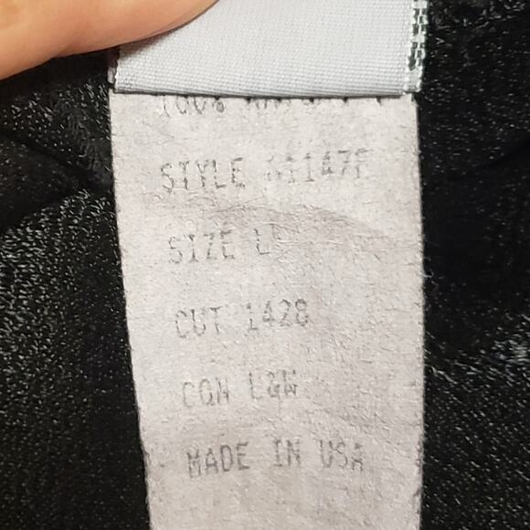 Cut Loose Black Floral Embossed Sleeveless Maxi Dress Large Dark Romance Y2K - Picture 9 of 11